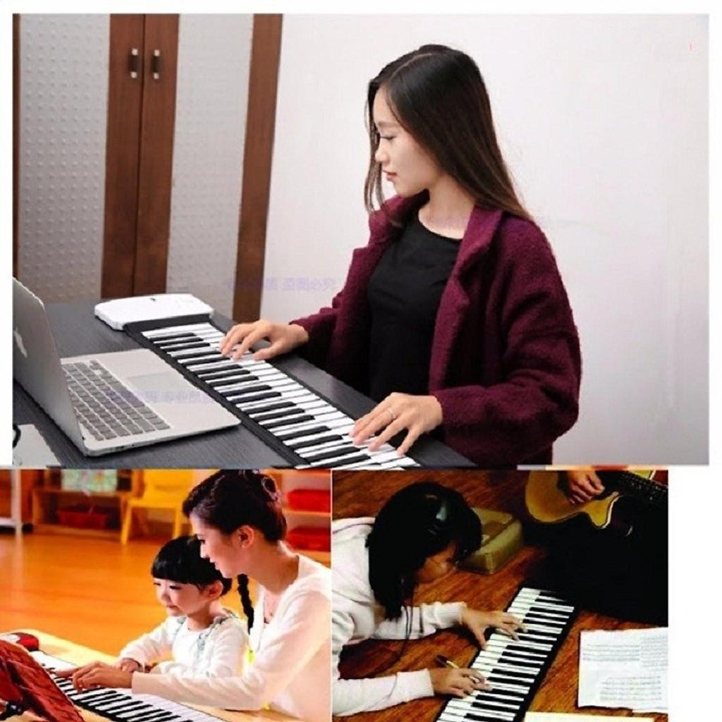 Piano cuộn 61 phím cho học sinh sinh viên - Home and Garden