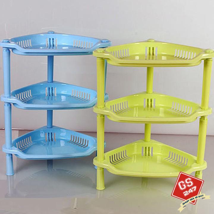 KỆ GÓC 3 TẦNG- TIẾT KIỆM KHÔNG GIAN