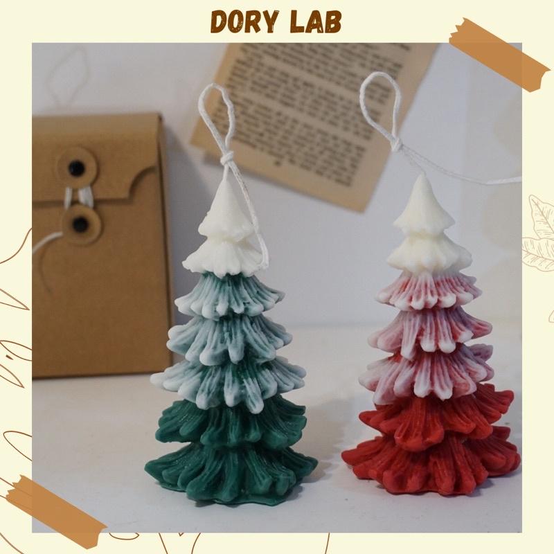 Nến Thơm Hình Cây Thông Giáng Sinh Không Khói, Phụ Kiện Decor Chụp Ảnh - Dory Lab