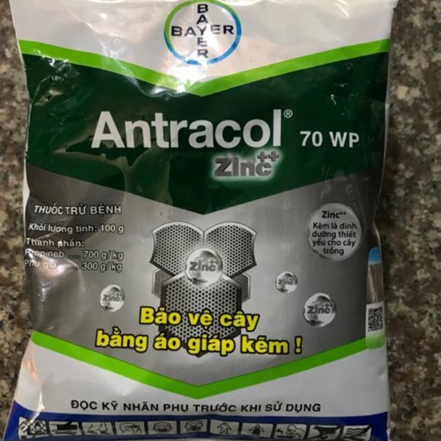 Sản Phẩm trừ nấm bệnh Antracol 70wp gói 100g dùng cho cây trồng