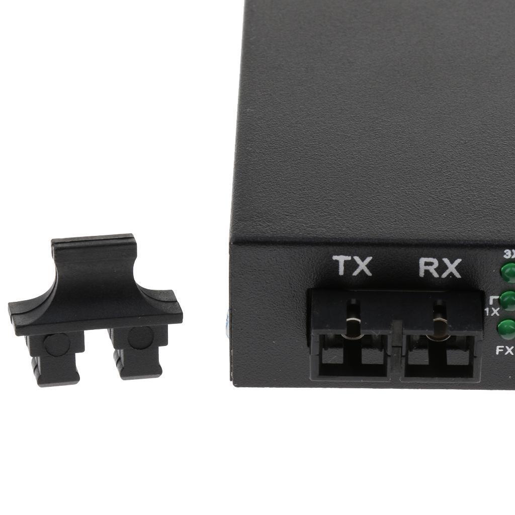 10/100Mbps Fast Ethernet Optical Fiber Converter with 2x RJ45 for HD Camera
