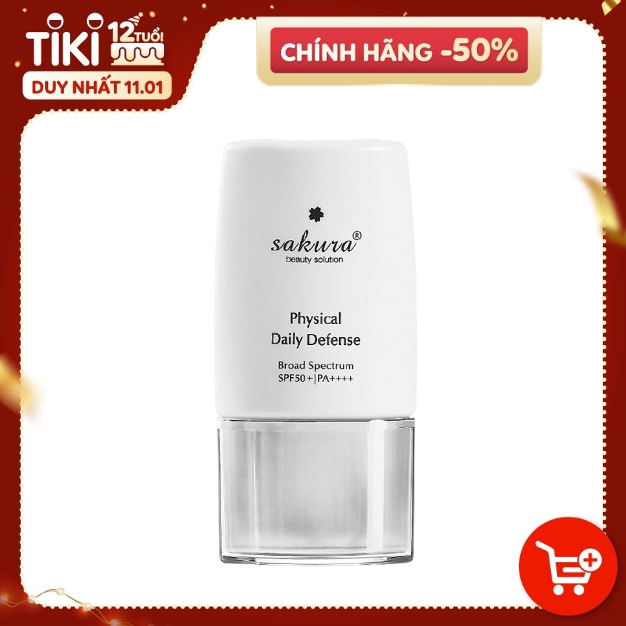 Nhũ tương chống nắng vật lý Physical Daily Defense SPF 50+ PA ++++ 30gr