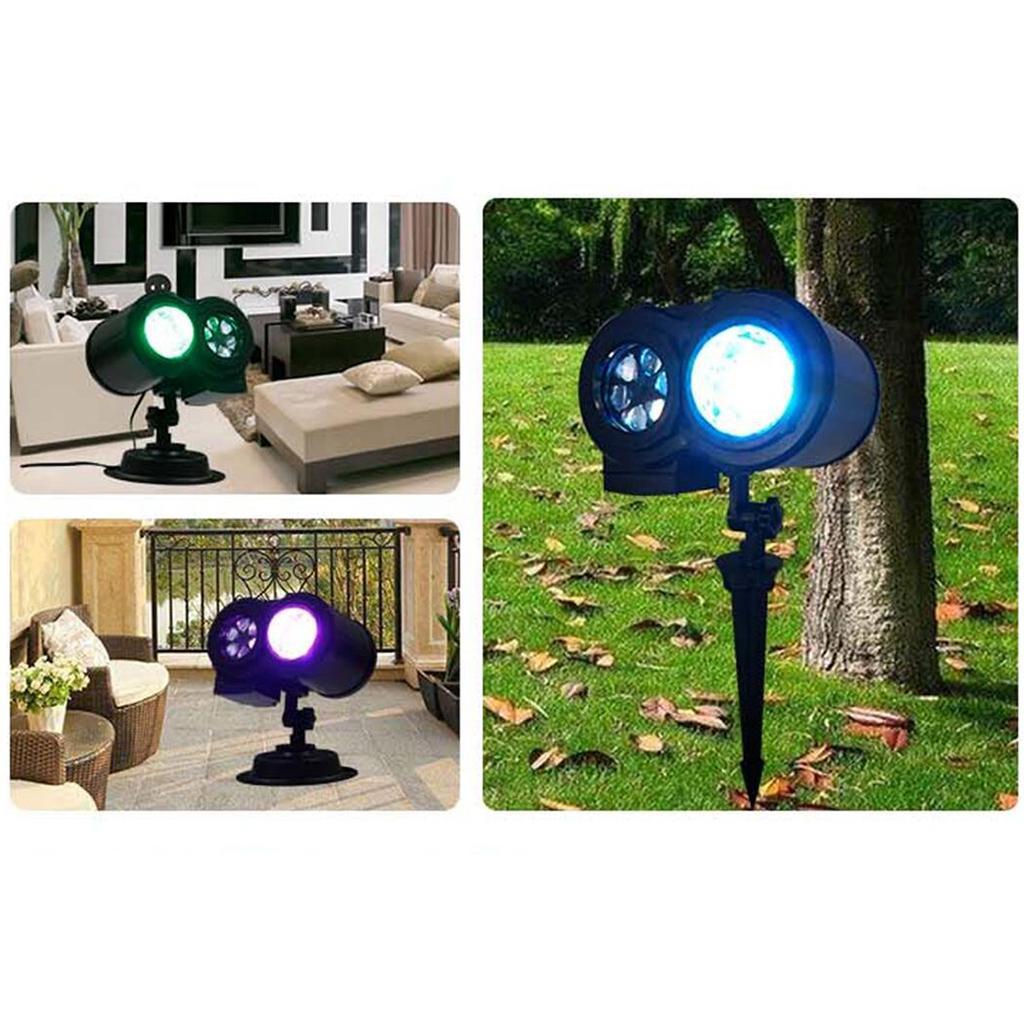 Christmas Projector Light LED Moving Outdoor Indoor Landscape Stage RGBW Lamp