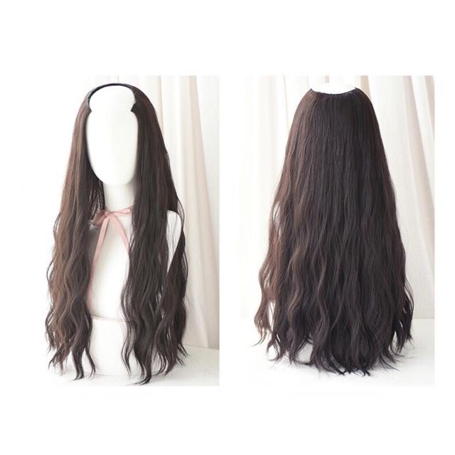 ️ TẶNG XỊT DƯỠNG️ TÓC KẸP U NỬA ĐẦU SÓNG TRỤC BẢNG 6 MÀU DÀI 60CM