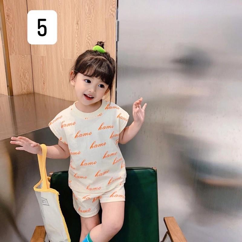 Bộ cotton mẫu mới cho bé gái