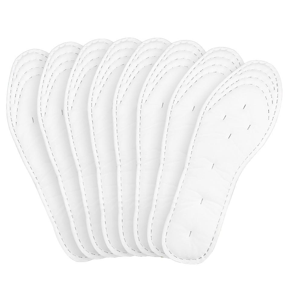 Set 5 Cặp Đế Lót Giày Cotton Mềm Mại Thấm Hút Mồ Hôi Chống Trượt Thoáng Khí Dành Cho Nam Nữ