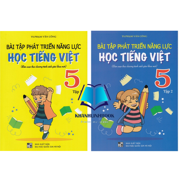 Sách - Bài tập phát triển năng lực học Tiếng Việt 5 tập 1+2 (Biên soạn theo chương trình sgk mới)