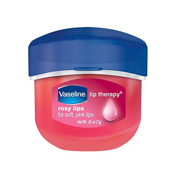 Son Dưỡng VASELINE rose lip 7g USA( hũ hồng )( không có tem phụ- không xuất hóa đơn )