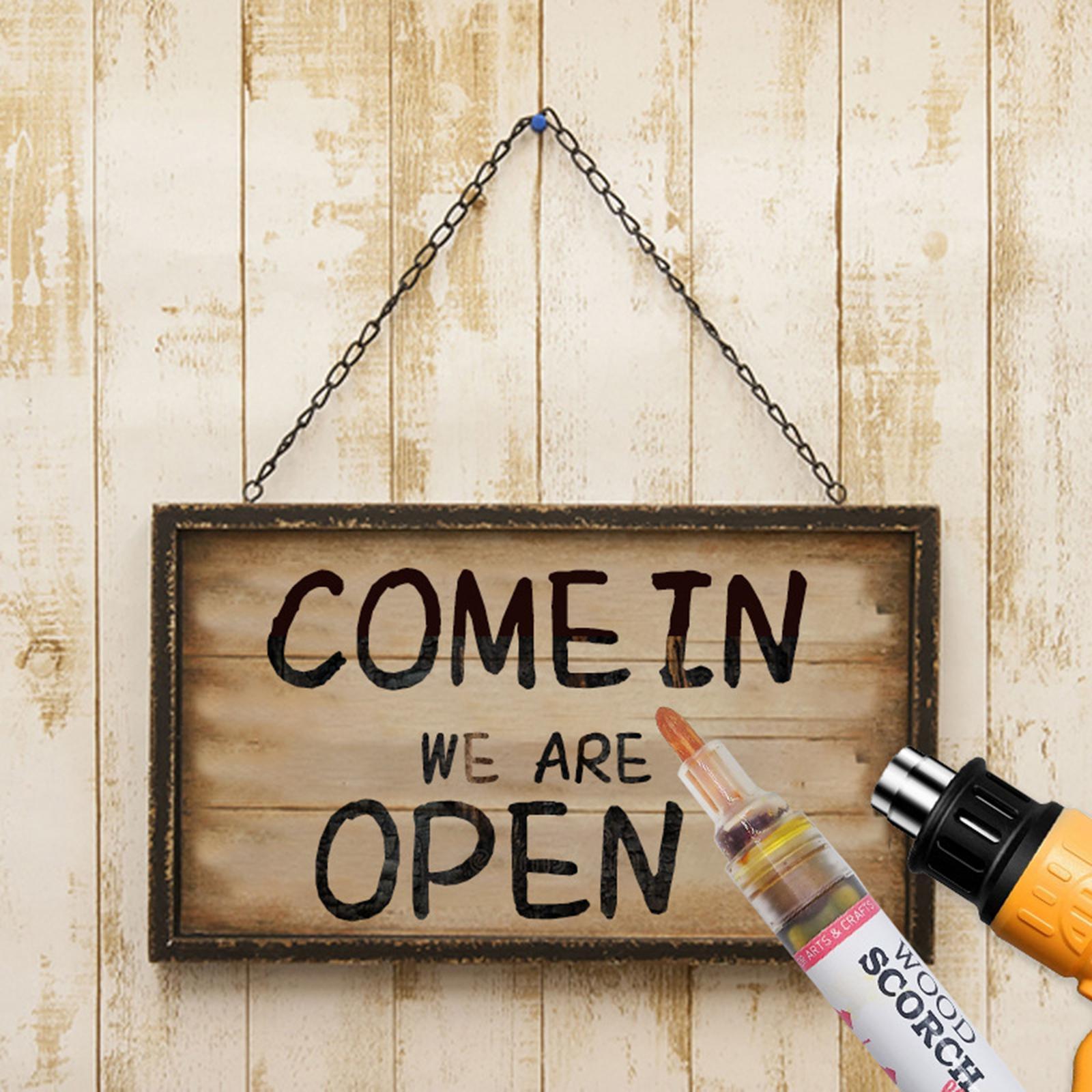 2x Wood Burning Pen Marker Scorch Pen Maker for Fire Painting