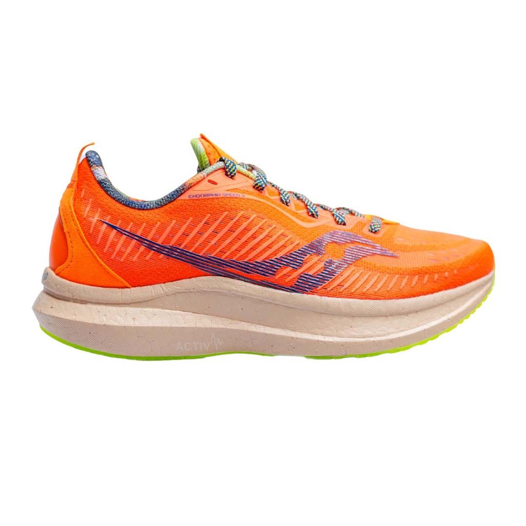 Giày Chạy Bộ NAM Saucony Endorphin Speed 2 Campfire Stories - Cam Neon