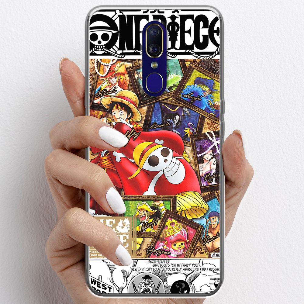 Ốp lưng cho Oppo F11, Oppo F11 Pro nhựa TPU mẫu One Piece cờ đỏ