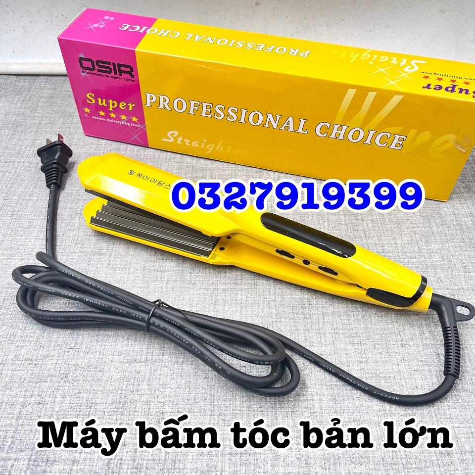 Máy bấm tóc,dập xù cao cấp bản lớn MS2180 vàng