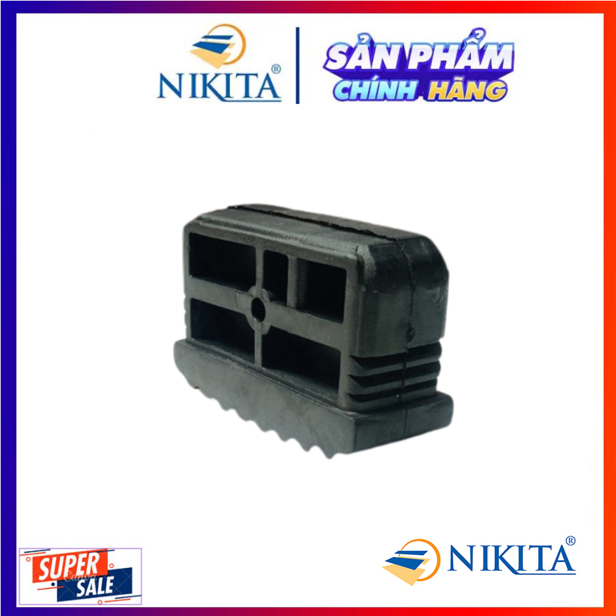 Chân đế cao su thang nhôm - thang khóa sập tự động NIKITA