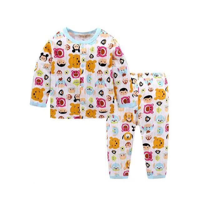 Bộ cotton giấy mẫu mới cực xinh cho bé trai bé gái  - Bộ bé trai bé gái