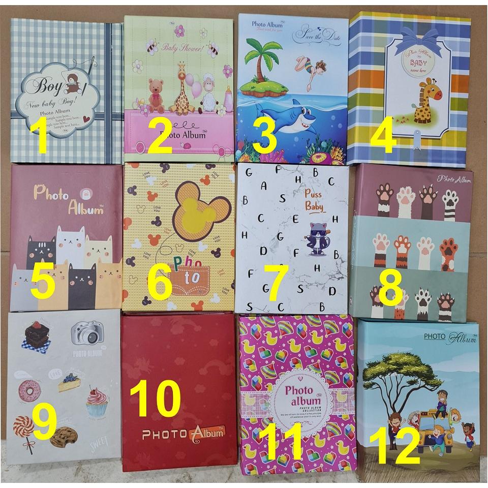 Album Ảnh TH 15x21 Đựng 24 - 104 Ảnh Bìa Cứng Nhiều Mẫu Mã