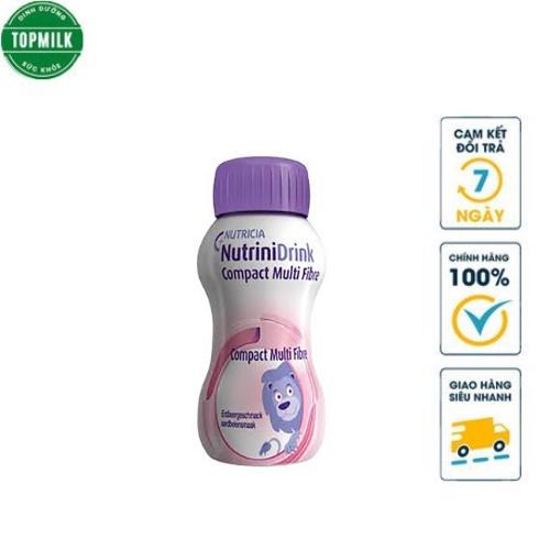 Sữa nước Nutricia Nutrinidrink vị Dâu lốc 4 chai