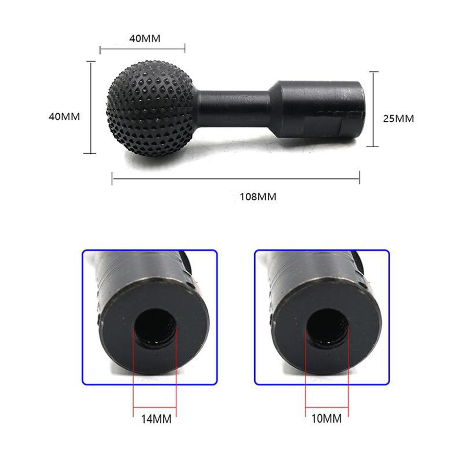 Multi-functional Woodworking Sphere Rotary Burr Wood Carving Grinding Head for Woodworking