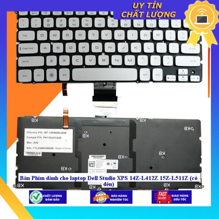Bàn Phím dùng cho laptop Dell Studio XPS 14Z-L412Z 15Z-L511Z  - Hàng Nhập Khẩu New Seal
