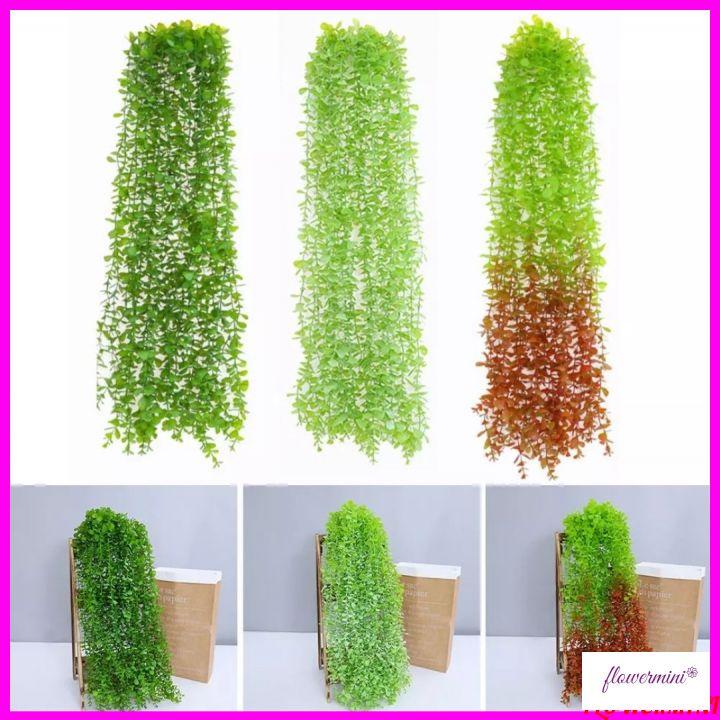 Bó 5 sợi dây lá giả rủ 80cm treo tường trang trí cầu thang, ban công, tiểu cảnh xanh mát, dây lá trang trí nhà hàng
