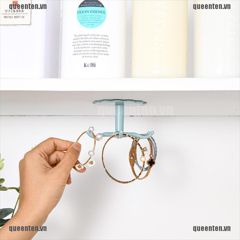 360 Degrees Rotated Kitchen Hooks Self Adhesive 6 Hooks Home Wall Door Hook QUVN