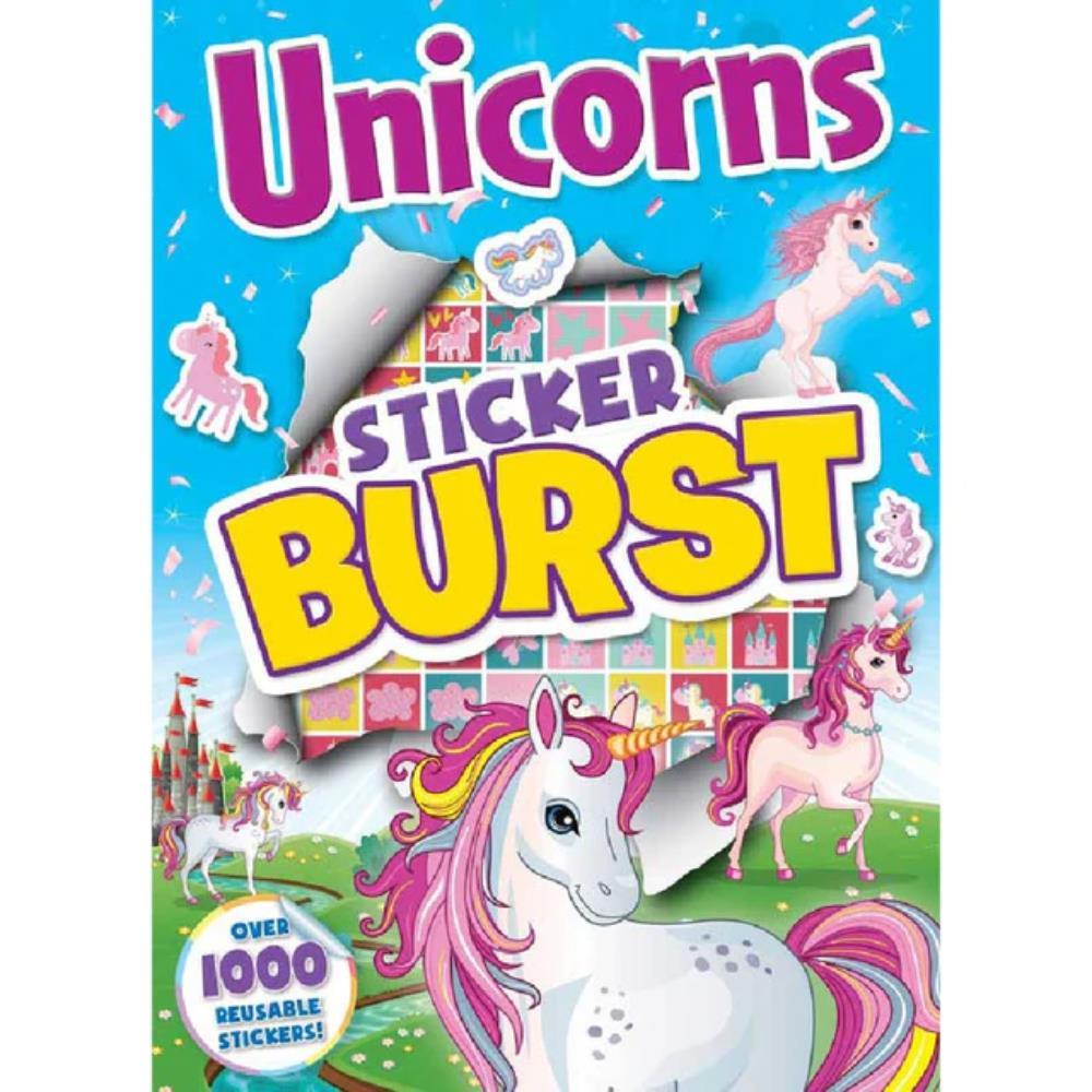 Sách Unicorns Sticker Burst_Elm 0126