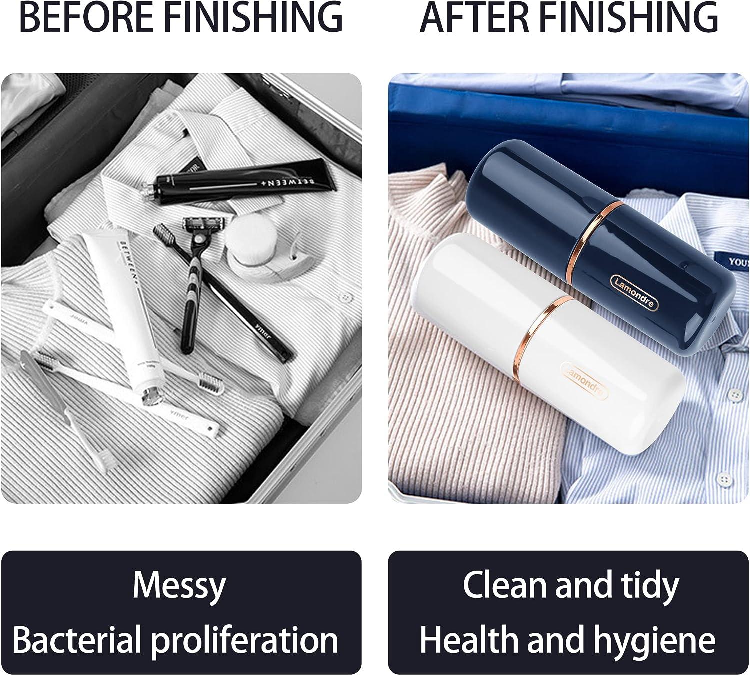 Hộp Bàn Chải Đánh Răng, Hộp Đựng Bàn Chải Đánh Răng Du Lịch Bảo Vệ Bàn Chải Đánh Răng, Được Đánh Bóng Lý Tưởng Cho Gia Đình, Cắm Trại, Đi Công Tác