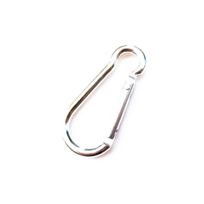 10 Pcs/Lot Metal Aluminum Climbing Carabiner Hook Clip Snap Key Ring Camping Sport Karabiner Keychain Camping Accessory