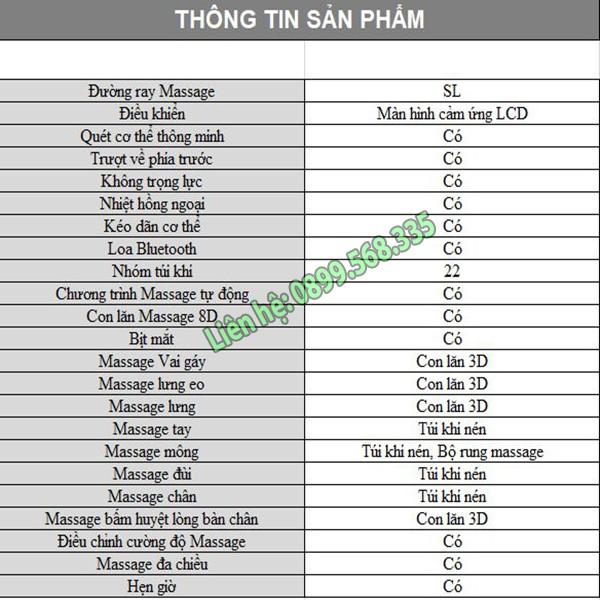 Ghế Massage toàn thân - Máy Massage toàn thân