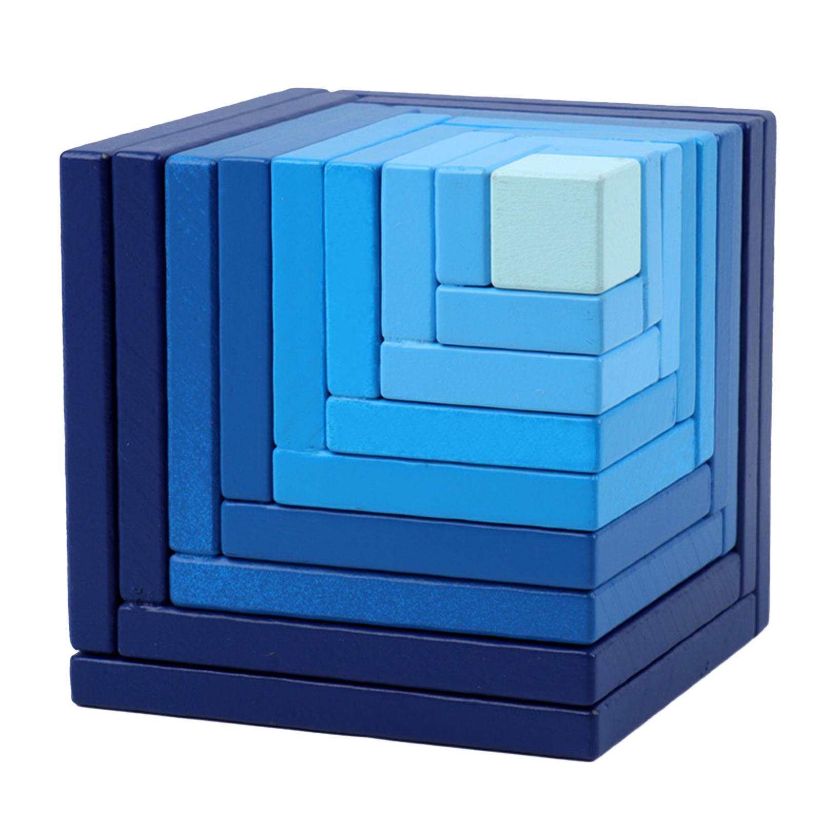 3D Puzzle Building Blocks Educational Tiles Toy Stress Relief Intelligence Developing Brain Teaser Travel Games Toy for Kids Adult Age 4-6 Years
