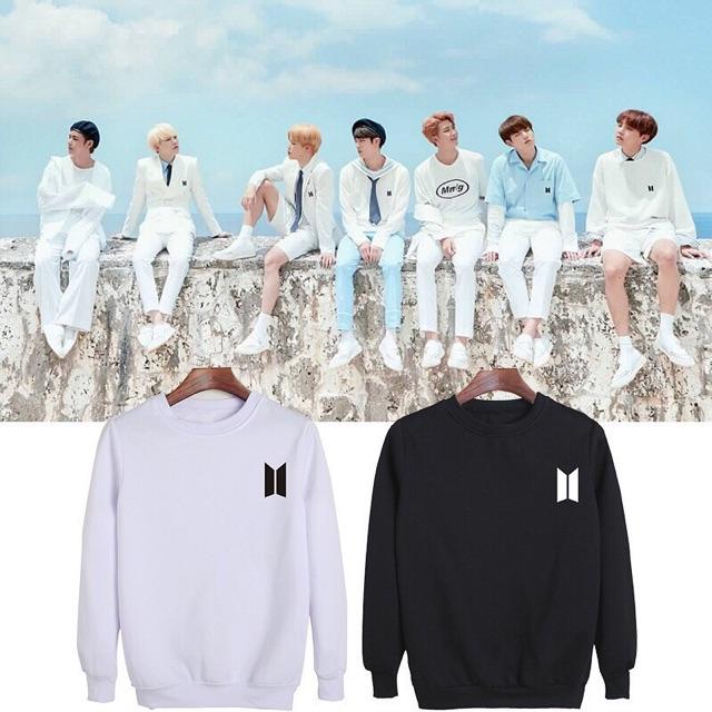 Áo nỉ sweater nam nữ logo BTS CÓ BIGSIZE ĐẾN HƠN 100kg