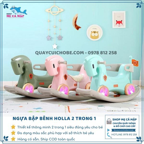 Ngựa bập bênh Holla 2 in 1