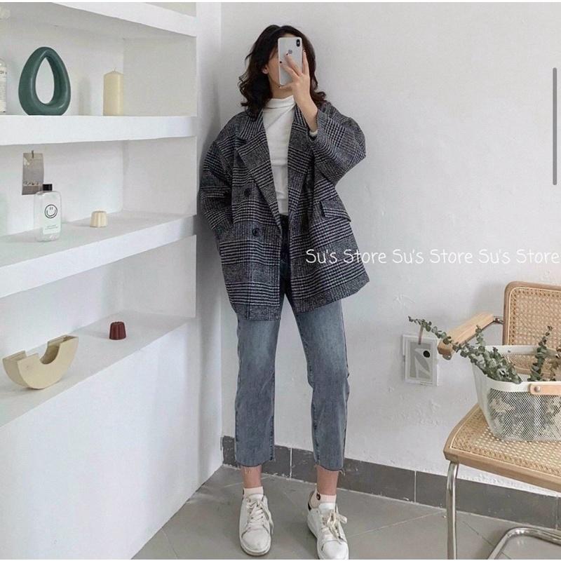 Áo Khoác Dạ Best-Seller Áo Khoác Chất Dày Dặn Nặng Tay