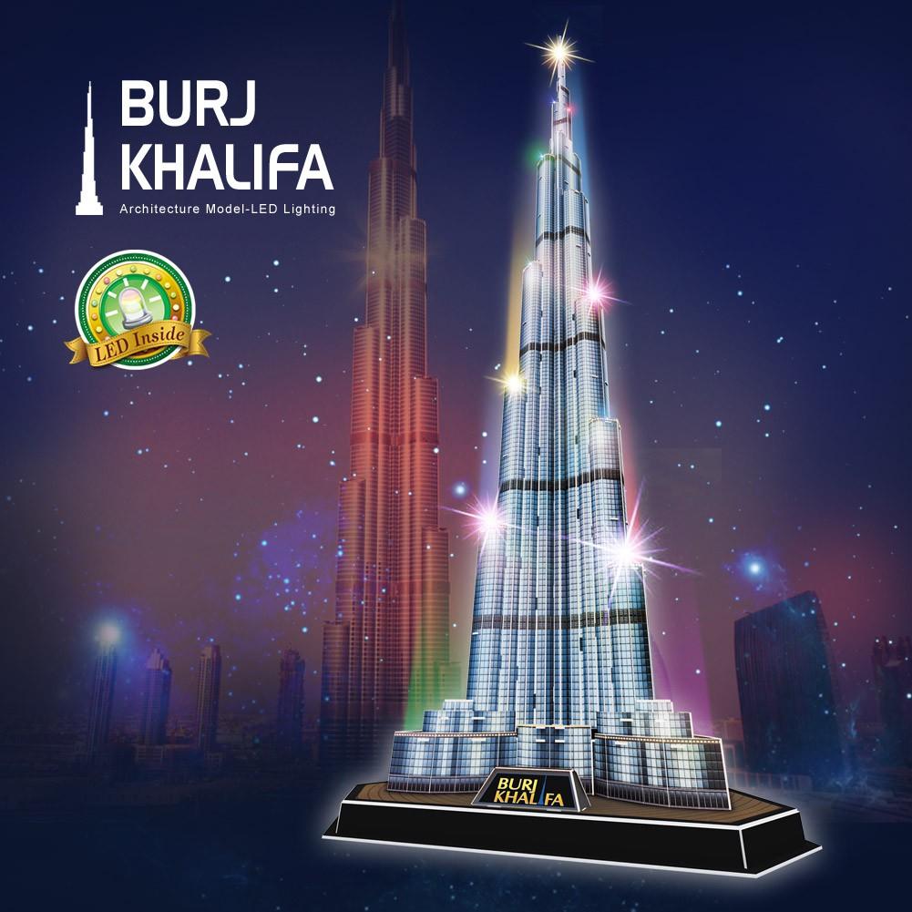 Mô hình giấy 3D - Led Burj Khalifa L133h
