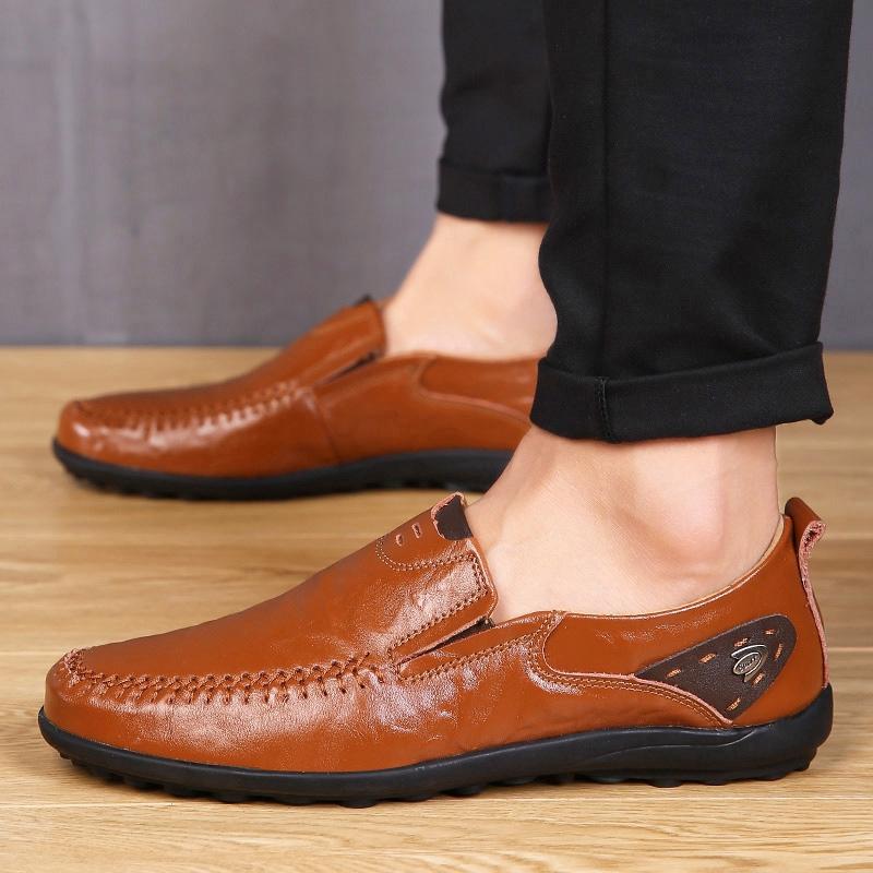 Giày Da Mềm Mại Thoải Mái Thời Trang Cho Nam