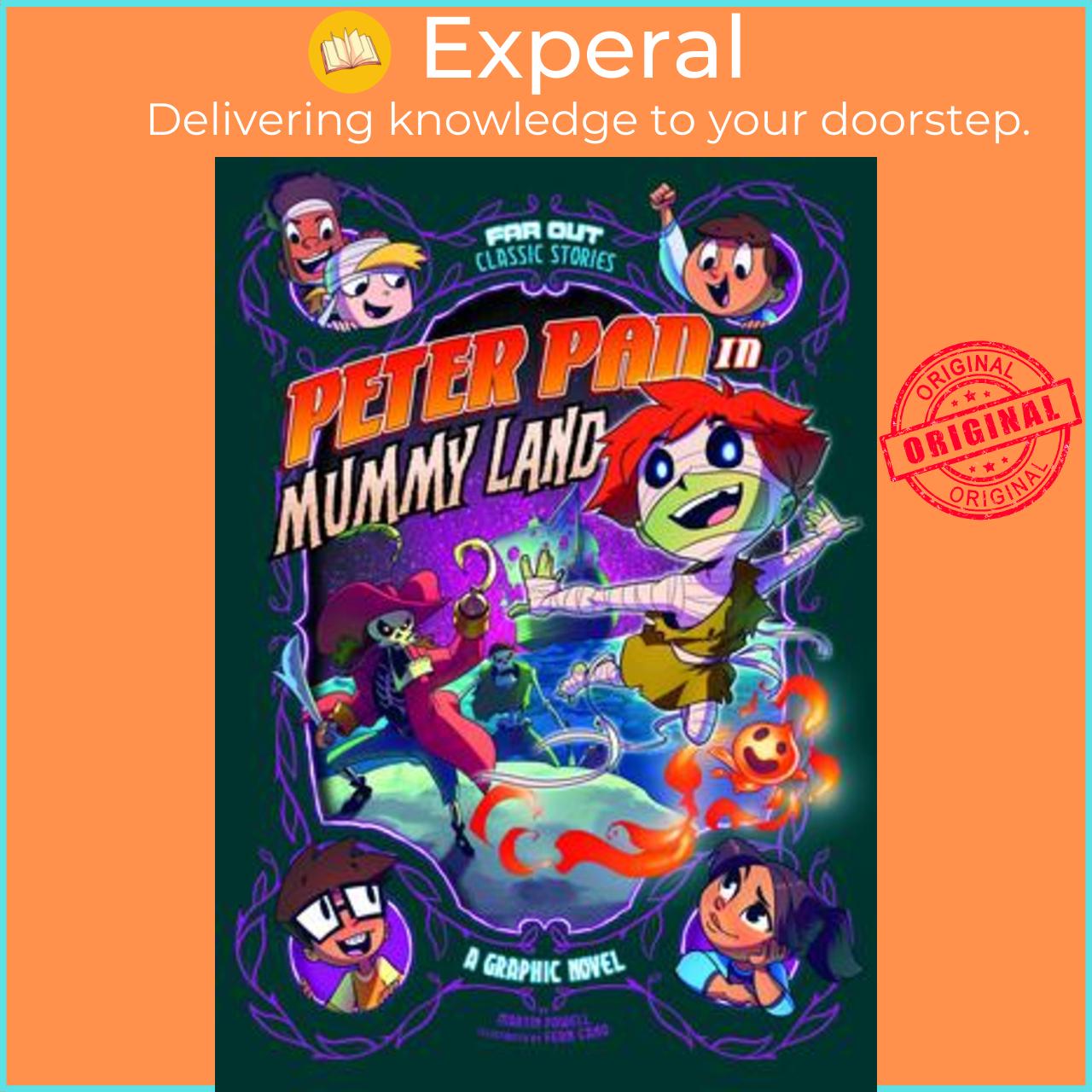 Sách - Peter Pan in Mummy Land : A Graphic Novel by Benjamin Harper