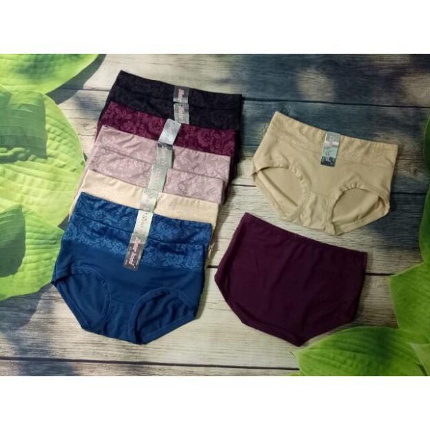 Quần Lót Nữ. Quần Lót Thái Lan Lưng Cao Ôm Bụng Siêu Mát Lạnh. Free size chi nàng 45 đến 65kg.