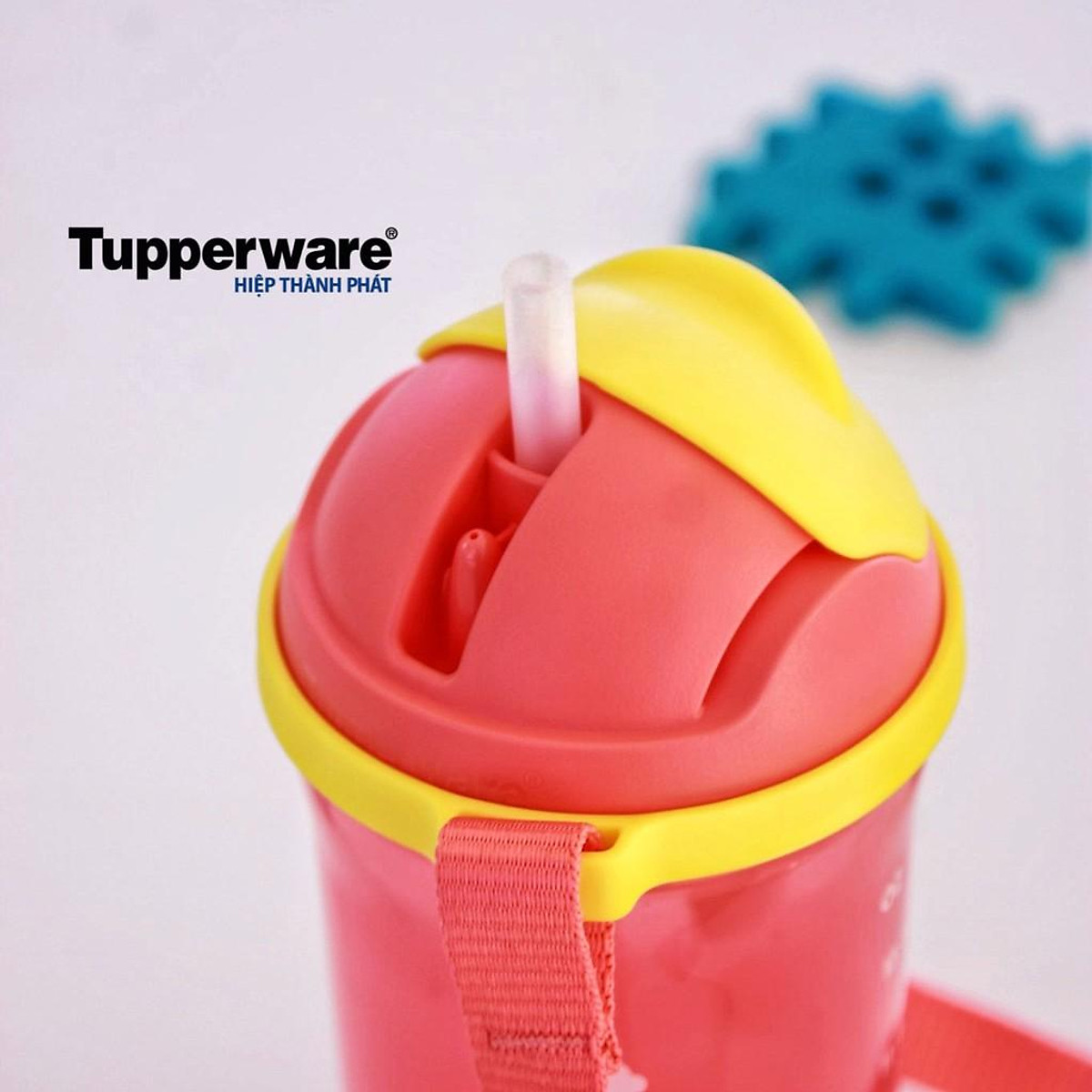 Bình Có Ống Hút Tupperware Eco Kid Tumbler With Straw 500ml