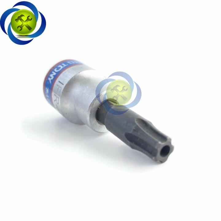 Đầu tuýp sao 5 cạnh có lỗ 3/8 size IPR40 Kingtony 302D40