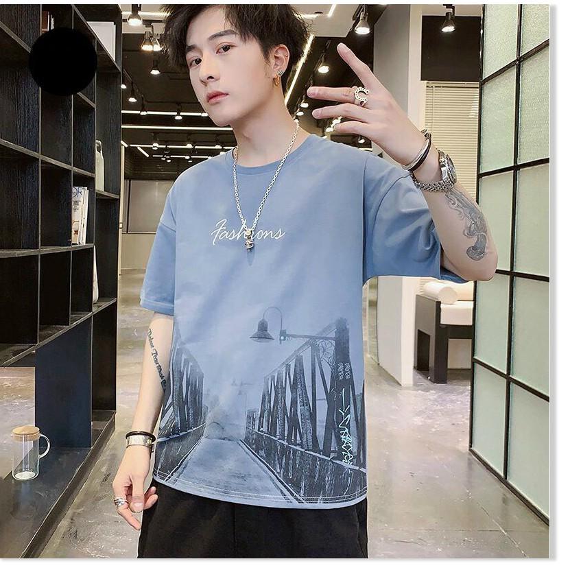 ÁO THUN NAM TAY LỠ CỰC ĐẸP , PHONG CÁCH HÀN QUỐC CHO CÁC BẠN NAM KHANH AN FASHION