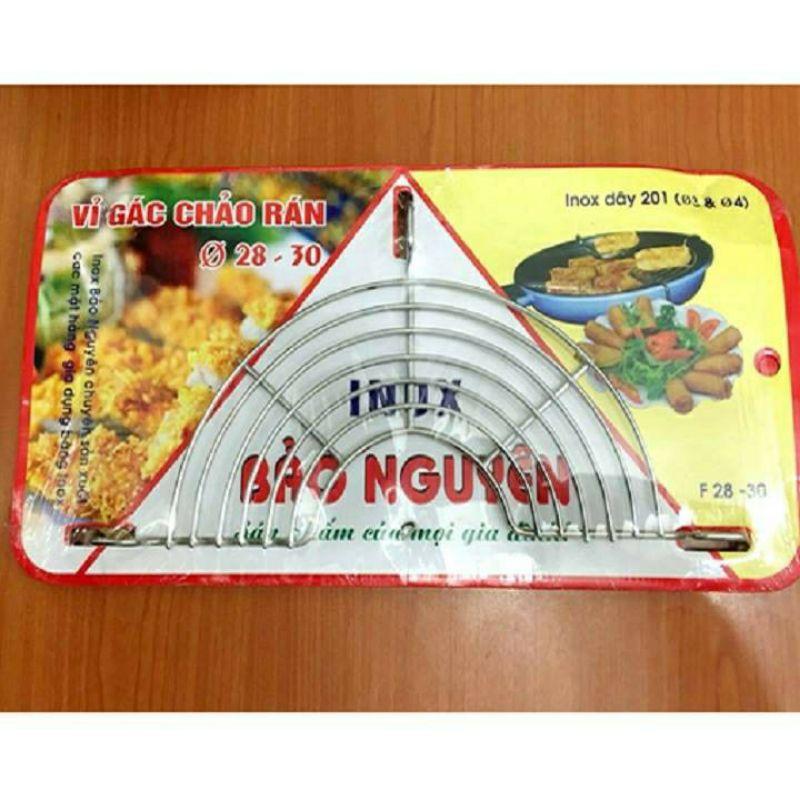 Vỉ Gác Chảo Chiên Đồ Ăn Bằng Inox Thông Minh Tabi Home