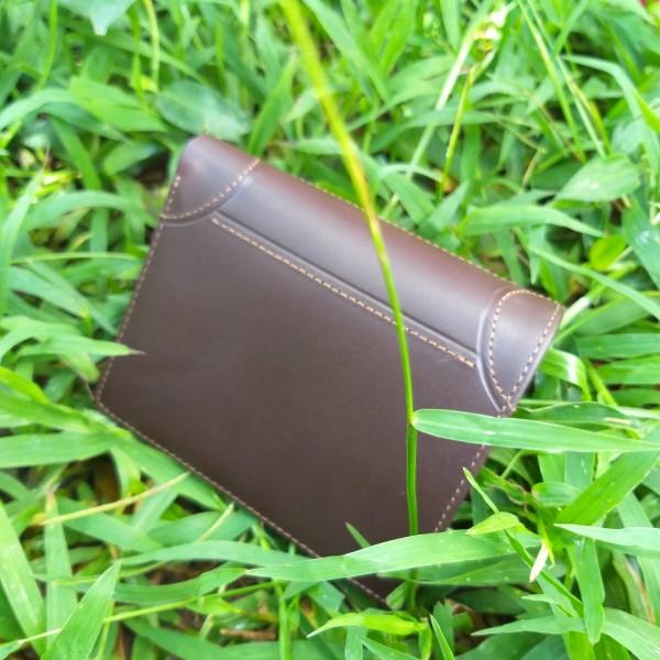 Ví nam da bò thật 100% cao cấp, Ví đứng Nhất Tính Leather P601 bảo hành 24 tháng