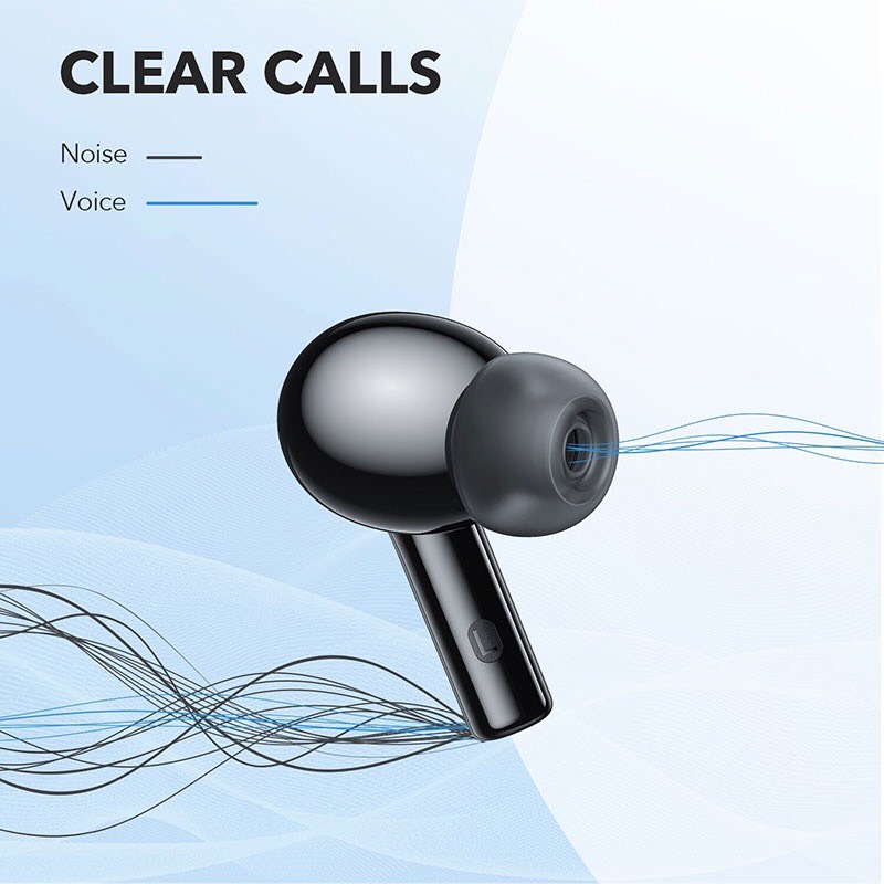 Tai Nghe Bluetooth SOUNDCORE R100 True Wireless, 25 Giờ Nghe Nhạc, Chống Nước IPX5, Tích Hợp 2 Mic, Công Nghệ BassUp, Sạc Nhanh - AN KER A3981