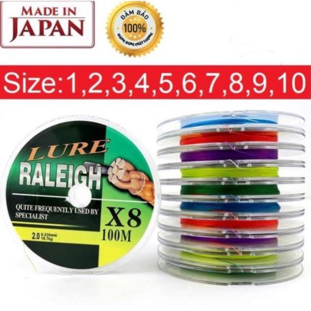 Dây dù câu cá PE Lure X8 - 7 màu cao cấp