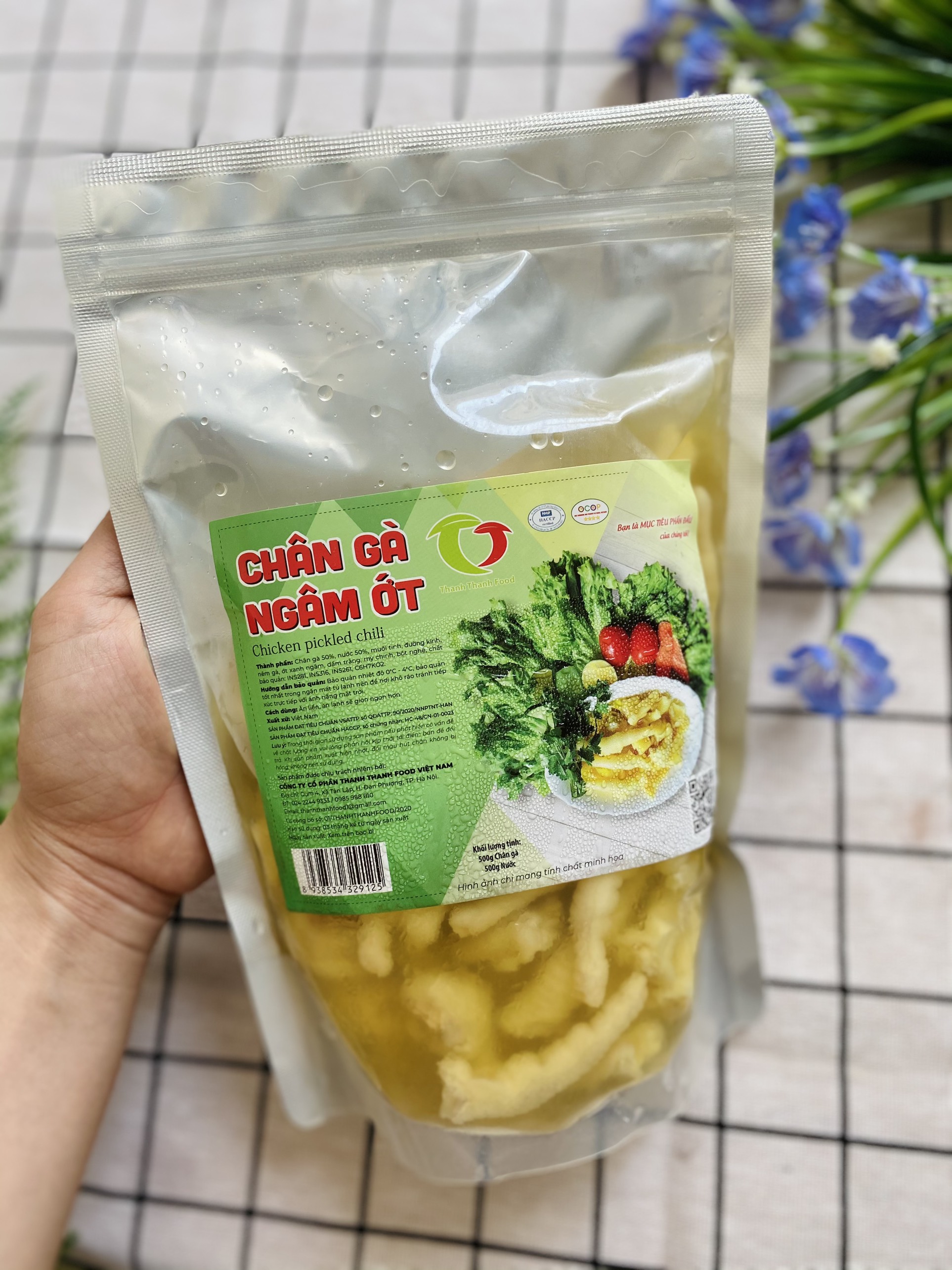 CHÂN GÀ NGÂM ỚT 500G OCOP VIETNAM THANH THANH FOOD