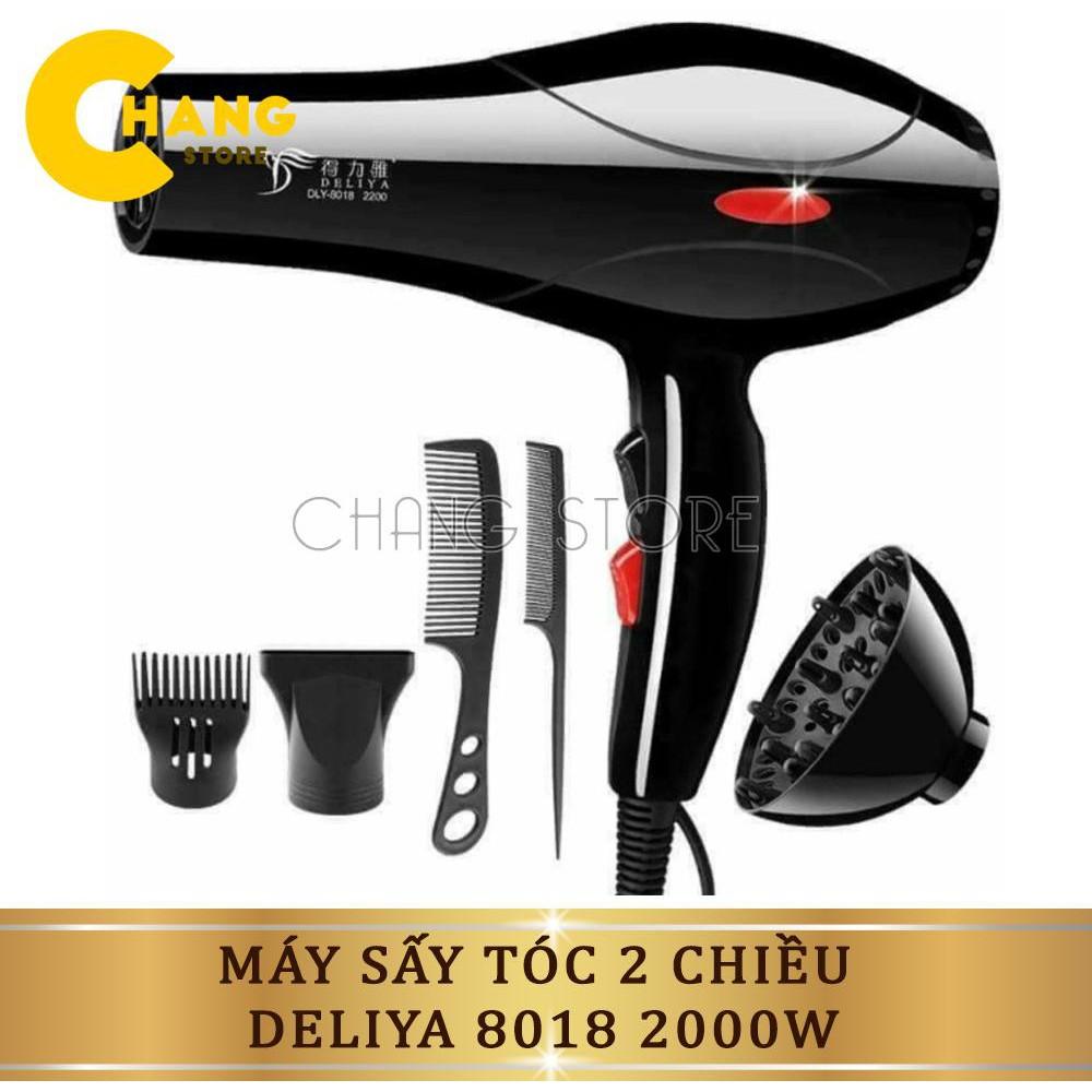 Máy sấy tóc tạo kiểu 2 chiều công suất lớn 2200W Tặng bộ phụ kiện 5 chi tiết