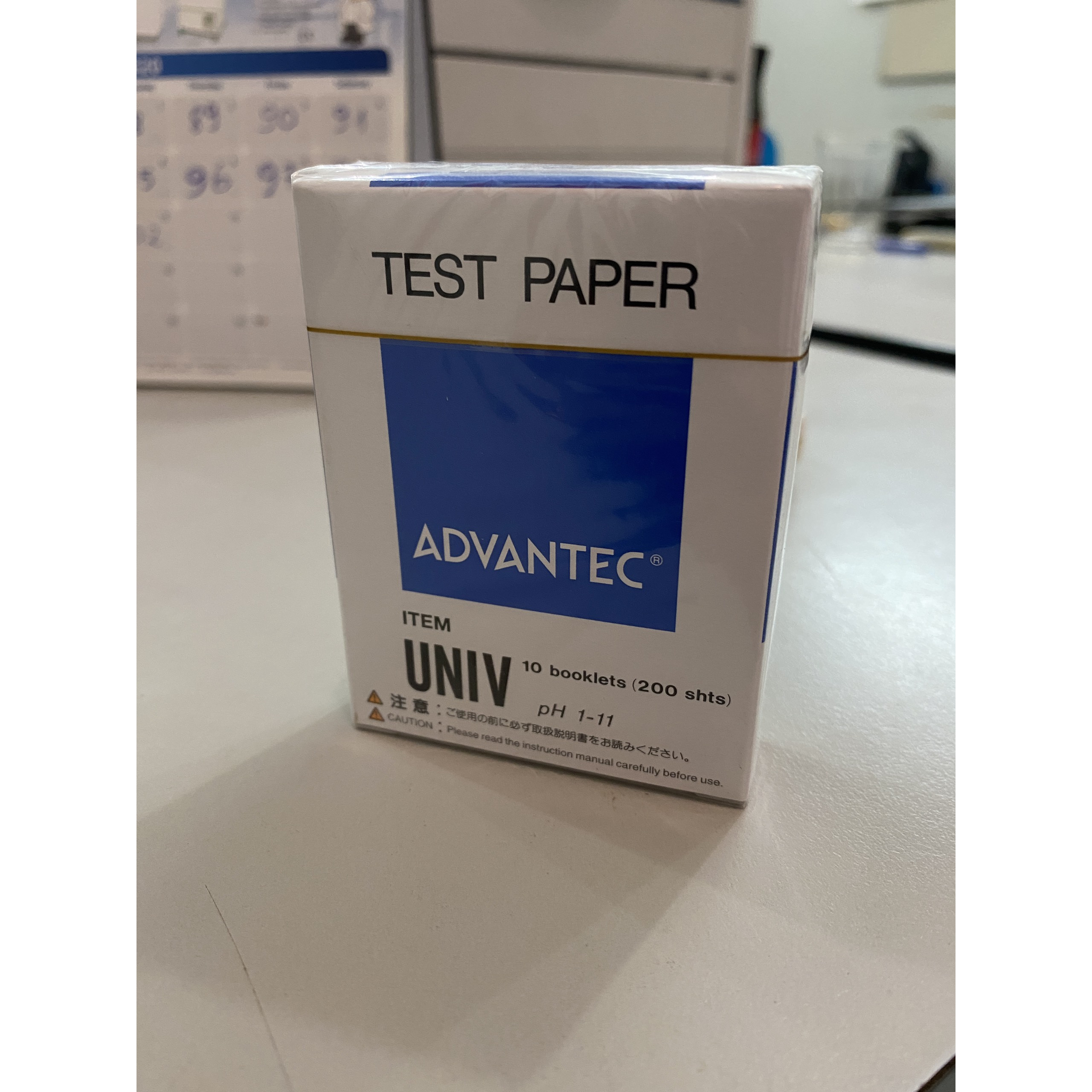 Giấy đo pH UNIV ADVANTEC, thang đo 1-11, dạng tệp