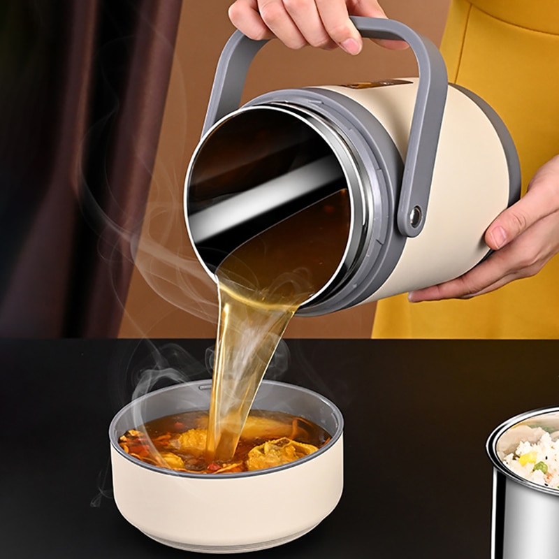 Hộp hâm cơm di động 3 Layers Portable Food Heating Rice Cooker