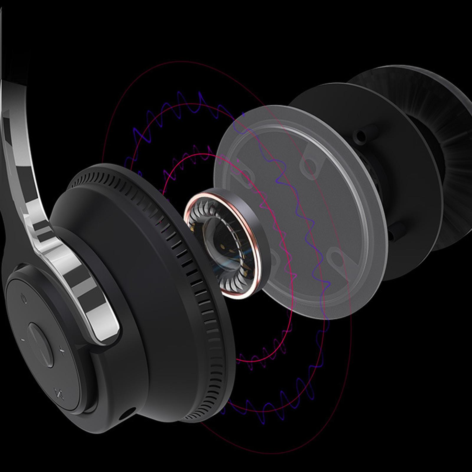 H2 Wireless Headphone Bluetooth Headset Stereo Earphone w/Mic