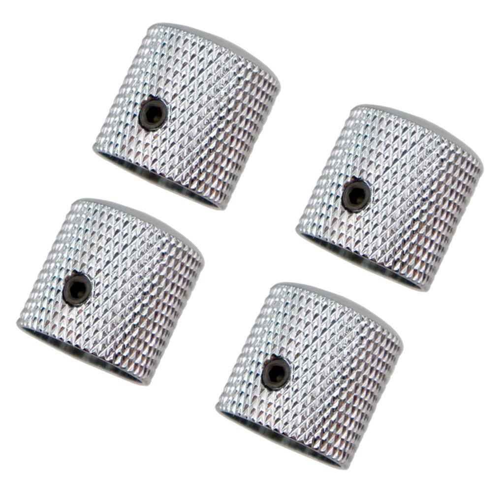4x Guitar Volume Tone Knobs Gold for Electric Guitar/Bass Replacement Parts
