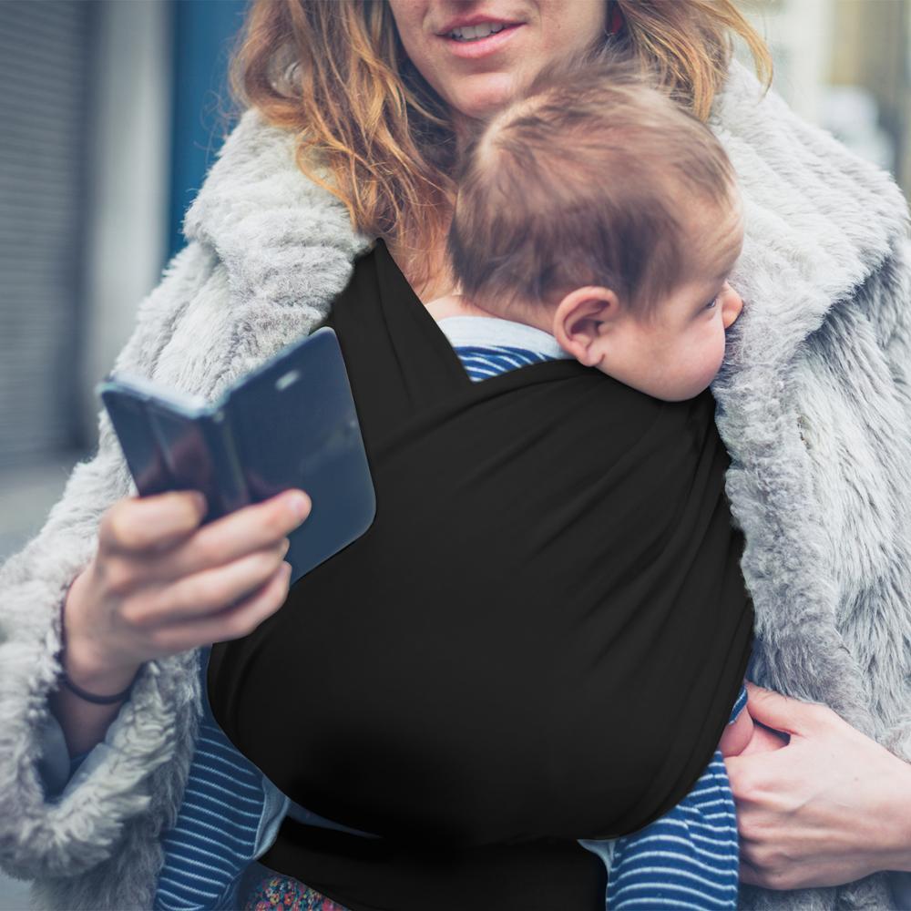 Tất Cả Trong 1 Co Giãn Len Cho Bé Baby Sling Trẻ Sơ Sinh Tàu Sân Bay Điều Dưỡng Bao Tay Cho Bé Bọc X Cho Bé tàu Sân Bay Lớn Cho Bé Tặng